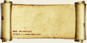 Jovana Klisarić vizit kartica